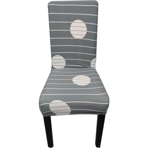 Printed Chair Cover Washable Removable Big Elastic Seat Arm Covers Slipcovers Stretch For Banquet Hotel
