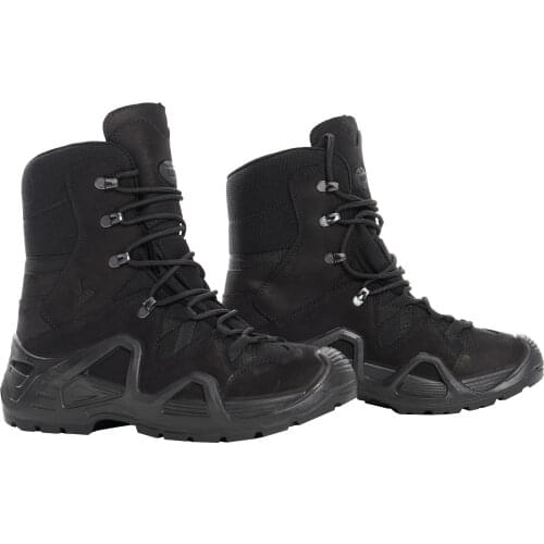Vogel Waterproof Waterproof Black Nubuck Leather Military Boots