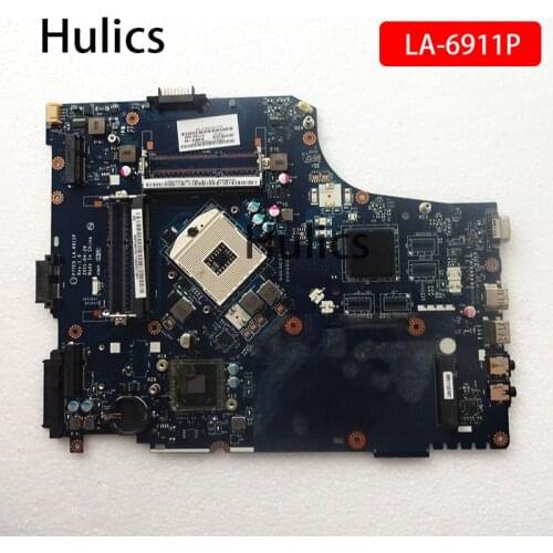 Hulics Original P7YE0 LA-6911P Laptop motherboard For Acer aspire 7750 7750Z HM65 DDR3 MBRN802001 MB.RN802.001 Main board