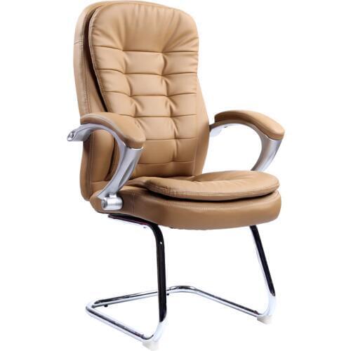 Bow Computer Chair PU Boss Office Chair Reclining Household Study Room Chair Modern Simple with Backrest Stable Thicken Cushion