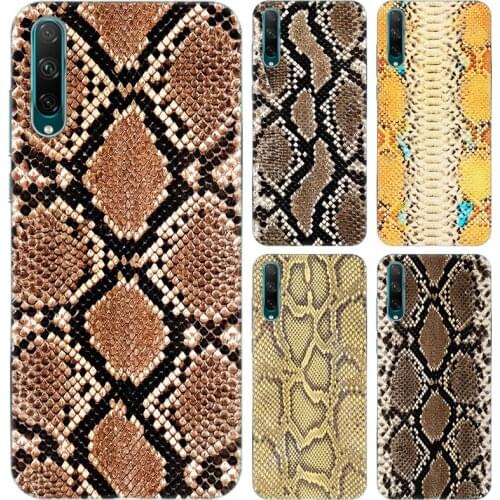 Snake skin texture Soft Silicone Case for Huawei NOVA 3 3i 5T 7 SE 8 Pro Honor 9A 9C 9S 30i 30S 30 Pro Plus 10X Lite Ru Cover