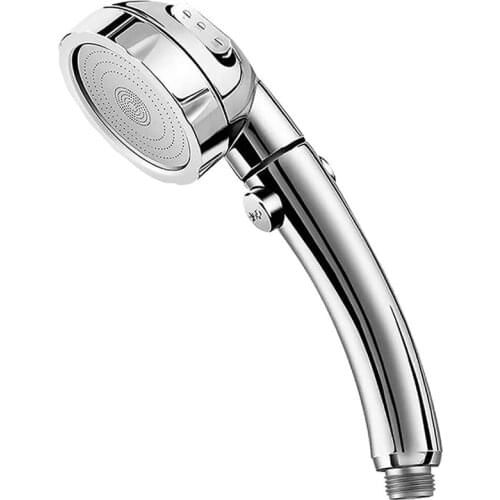 Hot High Pressure Shower Head,Handheld Showerhead with ON/Off Full Shutoff Push Button Angle-Adjustable Water Saving Sprays