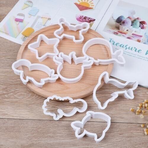 New 8Pcs/Set Sea Creatures Cookie Mould Cutter Biscuit Moulds Whale Dolphin Octopus Crab Turtle Fondant Tools