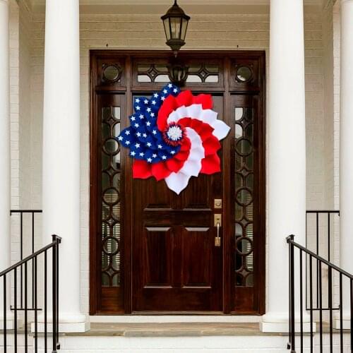 Patriotic Floral Grapevine Wreath Independence Day Wreath, Fourth Of July Wreath Glory Patriotic American Flag Wreath Home