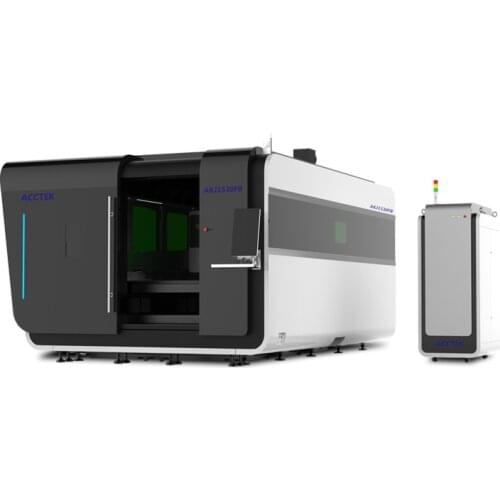 Full Closed Big Power 4kw 6kw 8kw Raycus Metal Fiber Laser Cutting Machine