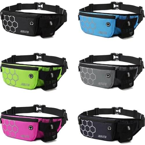 Running Waist Belt Bag Multifunctional Waterproof Sports Pocket Pouch Belt Pack Non-slip Gym Sports Cycling Phone Bag