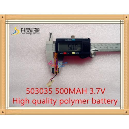 Factory Direct MP3, MP4, tachograph , headphones dedicated lithium polymer battery 503035 3.7V 500MAH