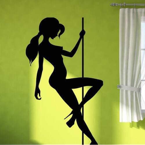 Sexy Girl Club Sticker naked Decal Muurstickers Posters Vinyl Wall Decals Pegatina Quadro Parede Decor Mural Sexy Girl Sticker