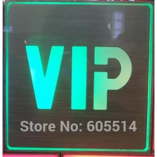 [Seven Neon]Free shipping 200*200*30mm square shape led singnal light led indicator for VIP signal