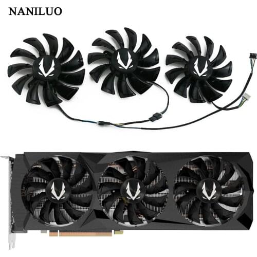 GA92S2U DC12V 0.46A 3PCS/lot replace Fan RTX2080 Ti for ZOTAC GAMING GeForce RTX 2080 2080Ti AMP Graphics card Cooling fan