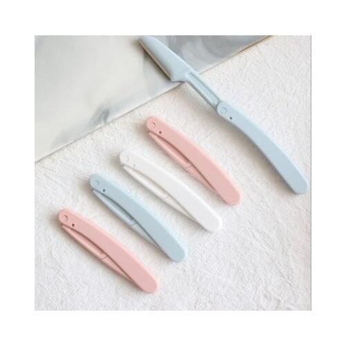 1Pcs Portable Eyebrow Trimmer Foldable Hair Remover Set Women Face Razor Eyebrow Trimmers Blades Shaver Beauty tools