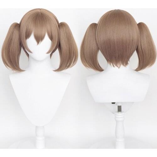 Umamusume Pretty Derby Wig Smart Falcon Heat Resistant Synthetic Short Hair Ears Tails Outfits Carnival Halloween Party Props
