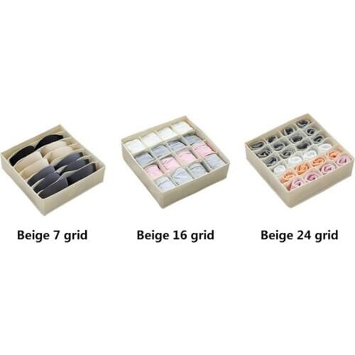 Underwear Bra Storage Box Foldable Storage Box Drawer Organizers Socks Storage Bag Cabinet Socks Storage Boxes