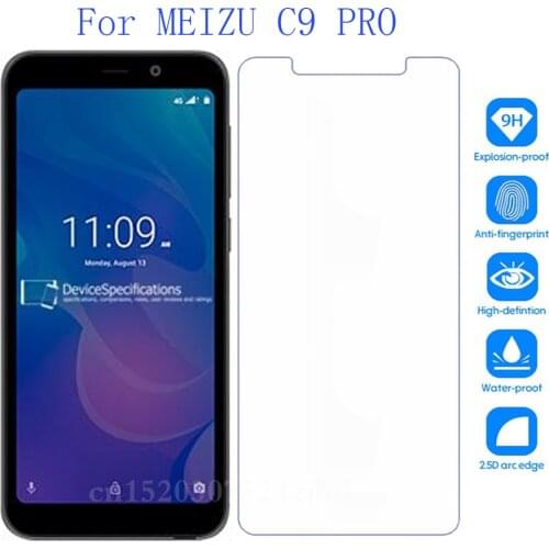 Tempered Glass For MEIZU C9 PRO Screen Protector phone Film Protective Screen For MEIZU C 9 PRO Storm