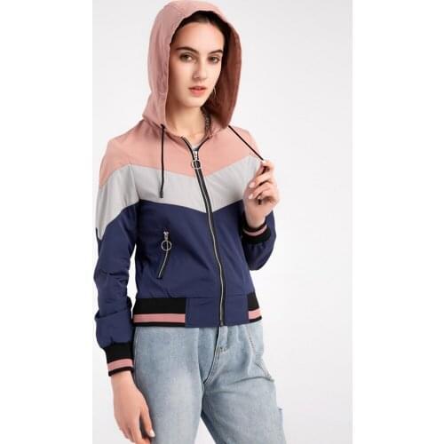 2021 New Spring Summer Jacket Women Korean Fashion Streetwear Hooded Thin Windbreaker Waterproof Jacket Women Outdoor Raincoat