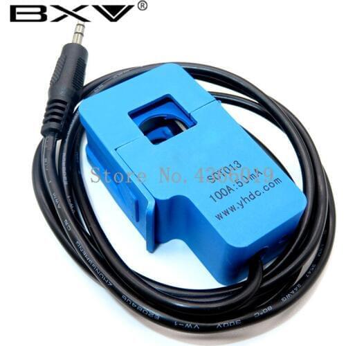 1PCS Non-invasive Split Core Current Transformer AC current sensor 100A SCT-013-000