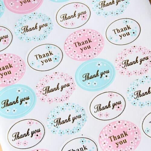 24PCS Pink Sticker Labels Diary Scrapbooking Stickers food Seals Gift stickers for Wedding seals 17.5x13.5cm