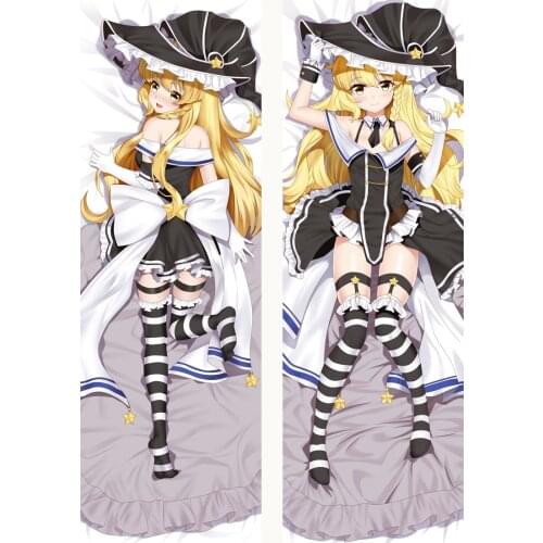2020-February Update Japan Anime TouHou Project Kirisame Marisa Hakurei Reimu Dakimakura Pillow Case Hugging Body Pillow Cover
