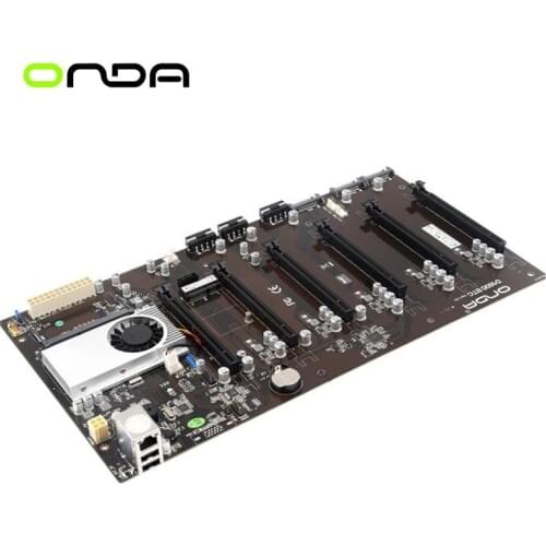 B250 MINING EXPERT NEW 6GPU 6PCI-E X16 6Video PCI-E For Onda D1800 BTC Motherboard Socket DDR3 Mainboard