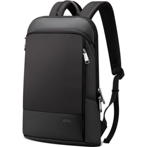 BOPAI Thin Mens Backpack Ultra-Thin Ultra-Light Laptop Backpack for 15.6-Inch Stylish Office Waterproof Mens Business Backpack