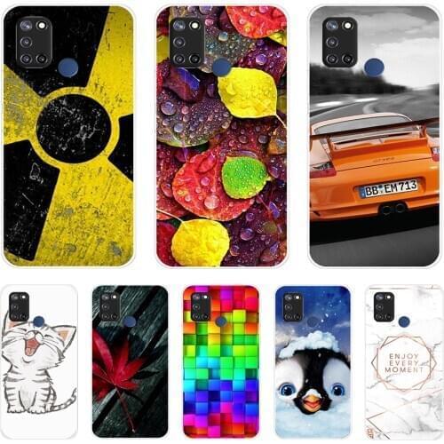 For Realme 7i / Realme7 Case Clear Soft TPU Cute Back Cases for OPPO Realme C17 Case Silicone Coque Realme7i 7 i Phone Cover