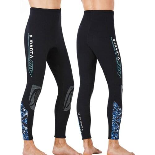 Men Women 3mm Black Neoprene Wetsuit Pants Scuba Diving Snorkeling Surfing Swimming Warm Trousers Leggings Tights Full Bodys