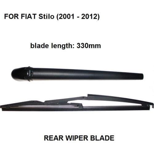 FOR FIAT STILO REAR WINDSHIELD WINDSCREEN WIPER ARM & BLADE NEW SET 2001-2012