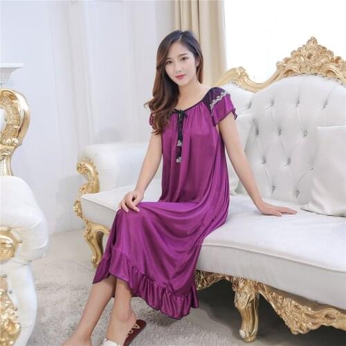 Foply Women's Satin Nightgowns