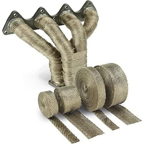 5/10/15M Motorcycle Exhaust muffler Heat Wrap Basalt Fiber Tape for Kawasaki Vulcan S 650 Muffler Bike Forza 350 Cb1300