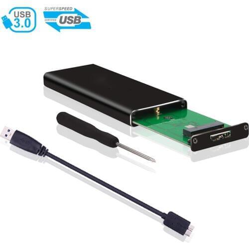 HDD Case M.2 to USB 3.0 Adapter Hard Drive Enclosure for SSD hard Disk HDD Box funda disco duro HD External HDD Enclosure