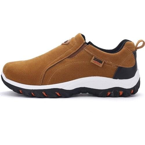 Mens Walking Shoes Slip-On Comfortable Anti-slip Sneakers Footwear Breathable Big Size 48 Men Loafers Shoes Luxury Sneakers