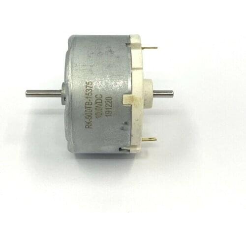 Micro 32mm Round RK-500TB-15375 DC 9V 10V 12V Dual Shaft Electric Motor Sweeping Robot