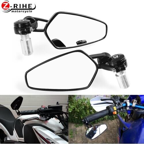 7/8"" 22mm Universal Motorcycle For SUZUKI GSXS GSX-S 1000/1000F 2015-2016 bmw Rearview Mirror Handle bar End Side Mirrors