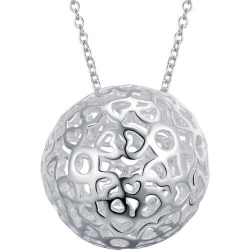 New factory direct special AN339 high quality silver color jewelry necklace fashion cute Women free shipping