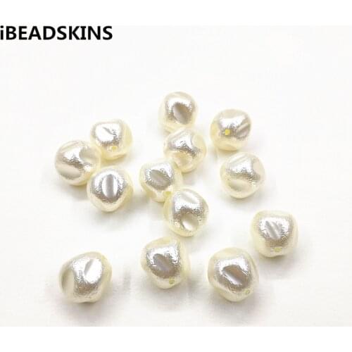 New arrival! 16mm 250pcs Imitation pearls Wrinkle effect irregular shape beads for Necklace,Earrings parts,hand Made Jewelry DIY