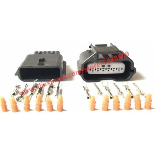 20 Sets 7283-8850-30 7282-8850-30 Female Male 6 Pin Auto Sensor Connector Air Flow Meter Connector For 350Z R35 GT-R V35