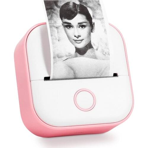 Phomemo T02 Thermal Paper Printer Pocket Printer Children Gift Study DIY Notes Printing Thermal Inkless Wireless Print for Work