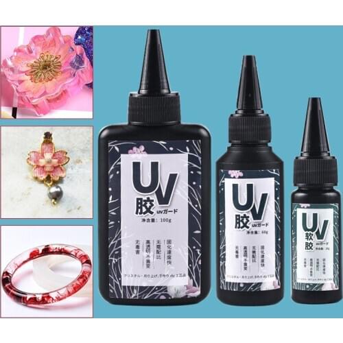 UV Resin Glue Ultraviolet Curing Solar Cure Sunlight Activated Hard DIY Quick Drying For Jewelry Best Price