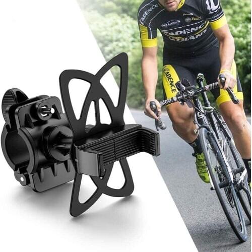 Bike Phone Mount, 360°Rotatable Motorcycle Cell Phone Mount for iPhone 11, X, XR, 8 | 8 Plus, 7 | 7 Plus, 6s Plus | Galaxy, S10