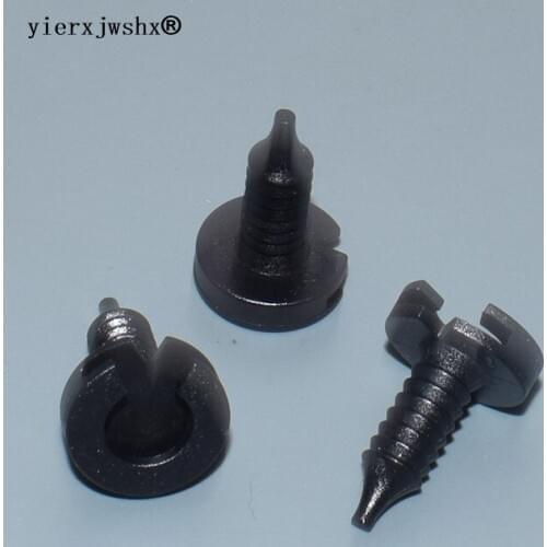 Yierxjwshx 100/300/500/1000pcs Nylon Black / Blue Retainer car plastic fastener automotive clips for Land Rover MXC9134