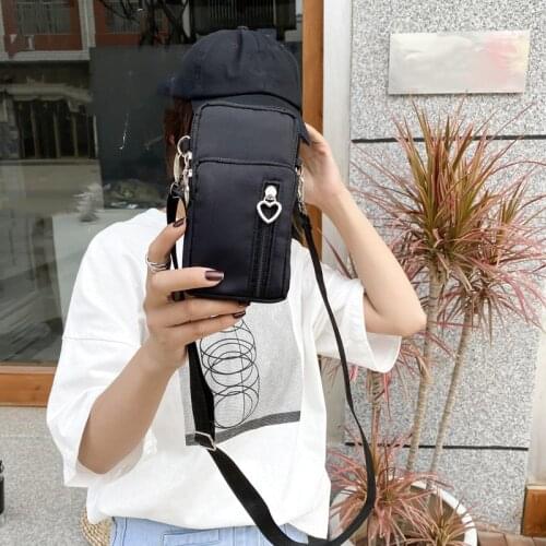 Woman Messenger Bag Mini Shoulder Bag Diagonal Multi-Function Mobile Phone Bag Outdoor Earphone Pouch Sports Bag