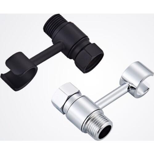 1PC Handheld Shower head Holder Bracket Wall Connector Wall Outlet Elbow Wall Mounted Shower Head Support Bathroom Hardware