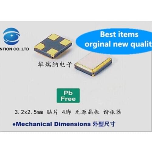 10pcs 100% orginal new SCTF 12.0000MHZ original passive SMD crystal oscillator 3225 12M 12MHZ 12.000MHZ