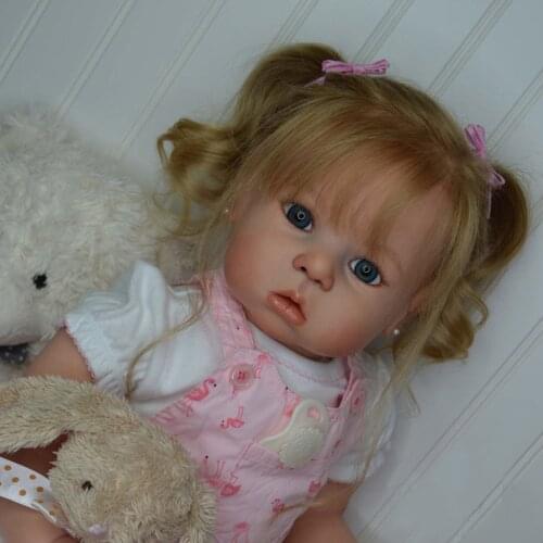 Hoomai 19" Vanessa Reborn Doll Kit Very Soft Hands Unpainted Unfinished Doll Parts DIY