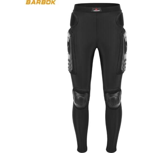 Motorcycle Armor Trousers Knee Crotch Hip Protection Breathable Anti-Break Tight MTB Motorbike Motocross Racing Long Pants