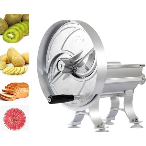 Household Manual Slicer Commercial Multi-function Adjustable Aluminum Alloy Vegetable Fruit Slicer Chopper Blades Kitchen Tool