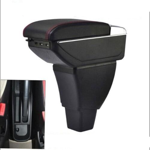 Center Centre Console Storage Box For Toyota Yaris Vitz Echo 1998-2005 Armrest Arm Rest Rotatable 2000 2001 2002 2003 2004