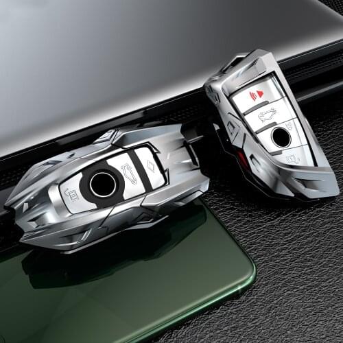 Car Key Case Cover For BMW 520 525 f30 f10 F18 118i 320i 1 3 5 7Series X3 X4 M3 M4 M5 E34 E60 E36 FOB Key Chain Car Styling