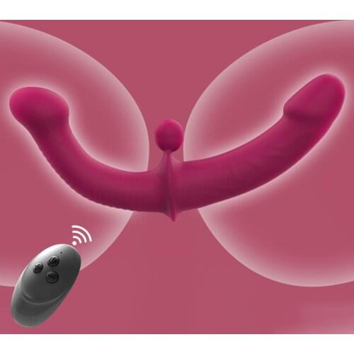 Strapon Dildo Vibrators for Women Double Motor Massage Anal Clitoris Vaginal G spot Gay Adult Erotic Intimate Sex Toy for Couple