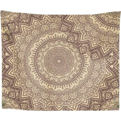 Indian Hippie Bohemian Psychedelic Mandala Wall Hanging Bedding Tapestry Decorative Background Hanging Cloth